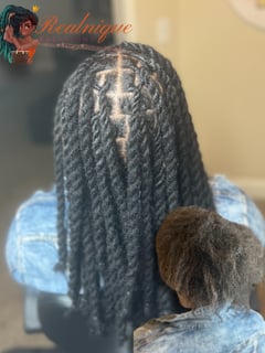 View Hair Extensions, Hairstyle, Women's Hair, Locs, Protective Styles (Hair), Natural Hair - Najah Bourne, Concord, NC