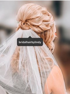View Updo, Braid (Boho Chic), Beachy Waves, Hairstyle, Women's Hair - Lindy Esquivel, Plainfield, IL