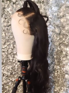 View Hairstyle, Wig (Hair), Weave, Vintage (Hair), Updo, Straight, Long Hair (Mid Back Length), Hair Length, Women's Hair - Shemeber Fisher, New York, NY