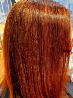 View Full Color, Hairstyles, Straight, Hair Length, Medium Length, Red, Hair Color, Women's Hair - Mickey , Washington, DC