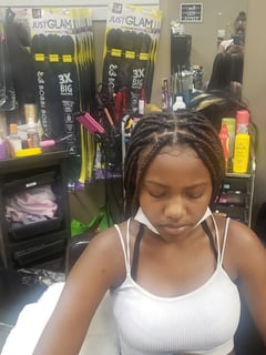 View Haircuts, Blunt, Shaved, Bob, Curly, Layered, Permanent Hair Straightening, Silk Press, Hair Color, Black, Updo, Beachy Waves, Weave, Natural, Wigs, Locs, Hair Extensions, Straight, Women's Hair, Hairstyles - Tasha S. S, Columbia, SC