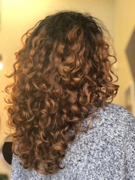 Image of  Shoulder Length, Hair Length, Women's Hair, Curly, Hairstyles, Natural, Haircuts, Curly, Layered, Brunette, Hair Color, Full Color, 3B, Hair Texture, 3A, 2C, Haircut, Kid's Hair, Girls, Shoulder Length Hair, Haircut, Men's Hair, Long Hair, Brunette, Hair Color