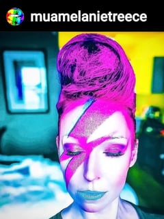 View Pink, White, Fair, Skin Tone, Makeup, Halloween, Look, Colors - Melanie Treece, Las Vegas, NV