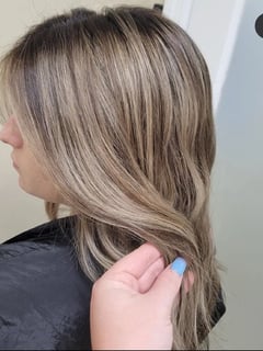 View Layers, Color Correction, Ombré, Balayage, Brunette Hair, Foilayage, Full Color, Hair Color, Highlights, Hairstyle, Beachy Waves, Blowout, Women's Hair, Haircut - BRIANNA JERVISS, Boca Raton, FL