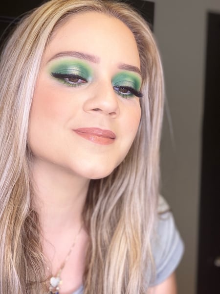 Image of  Makeup, Green, Colors, Evening, Look, Fair, Skin Tone