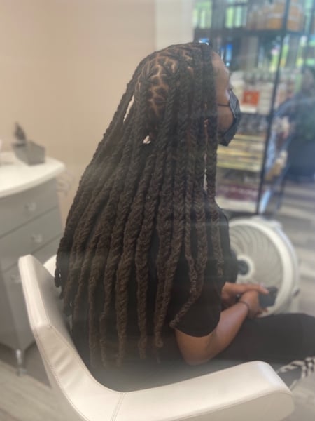 Image of  Braids (African American), Locs, Hairstyle