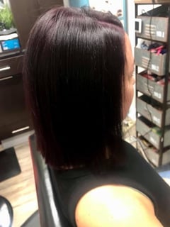 View Women's Hair, Hair Color, Brunette, Fashion Color, Hair Length, Shoulder Length, Haircuts, Bob, Straight, Hairstyles - Heidi Anderson, Nashville, TN