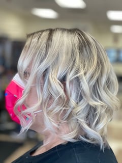 View Curly, Hairstyles, Women's Hair, Shoulder Length, Hair Length, Bob, Haircuts - Reyna Castillo, Canyon Country, CA