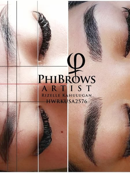 Image of  Brows, Brow Shaping, Microblading, Brow Technique, Steep Arch