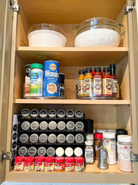 Image of  Professional Organizer, Kitchen Organization, Refrigerator, Food Pantry, Spice Cabinet, Baking Supplies, Kitchen Drawers, Utensils, Tupperware, Kitchen Shelves