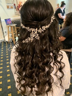 View Bridal, Curly, Hairstyles, Women's Hair - Joanne G, Englewood Cliffs, NJ