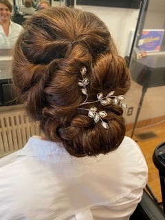 View Bridal Hair, Curls, Braid (Boho Chic), Hairstyle, Women's Hair - Sally Francks, Feasterville Trevose, PA
