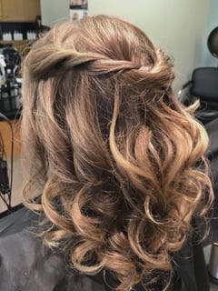View Curly, Updo, Hairstyles, Women's Hair - Cheri, Wilmington, MA