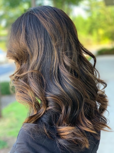 Image of  Women's Hair, Blowout, Balayage, Hair Color, Brunette