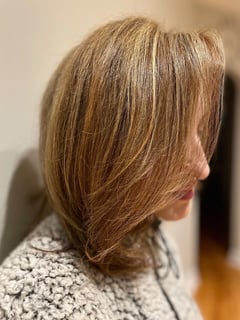 View Women's Hair, Hair Color, Balayage, Black, Blonde, Brunette, Color Correction, Fashion Color, Foilayage, Full Color, Ombré, Red, Highlights, Silver, Short Ear Length, Hair Length, Pixie, Short Chin Length, Shoulder Length, Medium Length, Long, Haircuts, Bangs, Bob, Coily, Curly, Layered, Shaved, Hairstyles, Beachy Waves, Boho Chic Braid, Bridal, Curly, Protective, Straight, Updo, Permanent Hair Straightening, Keratin - Bianca Nieves, New York, NY