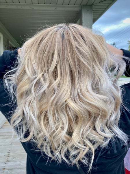 Image of  Women's Hair, Balayage, Hair Color, Blonde, Color Correction, Foilayage