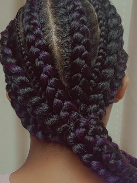 Image of  Women's Hair, Braids (African American), Hairstyles, Natural, Protective, Weave, 3B, Hair Texture, 3C, 4A, 4B, 4C