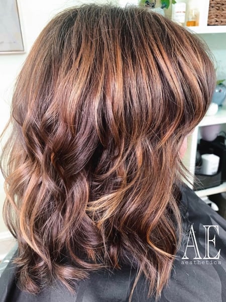 Image of  Women's Hair, Foilayage, Hair Color