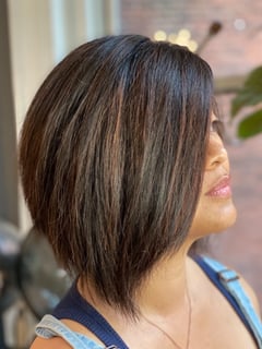 View Hair Color, Hairstyles, Haircuts, Hair Length, Women's Hair - Sameena Harkins, Boston, MA