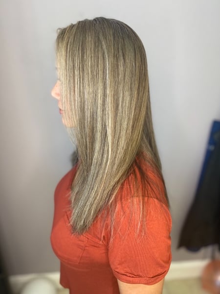 Image of  Women's Hair, Color Correction, Hair Color, Brunette, Blonde