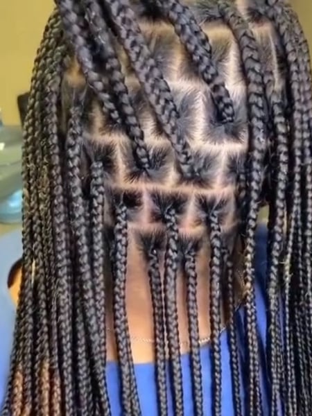 Image of  Women's Hair, Black, Hair Color, Long, Hair Length, Braids (African American), Hairstyles, Hair Extensions