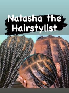 View Women's Hair, Braids (African American), Hairstyles, Hair Length, Medium Length, Hair Color, Black - Natasha Todd, Philadelphia, PA