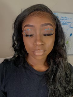View Brown, Skin Tone, Makeup, Glam Makeup, Look, Blue, Colors - Autumn Collins, Lewisville, TX