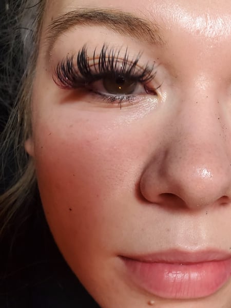 Image of  Lashes, Classic, Eyelash Extensions, 3+ Weeks Post Service, Eyelash Extensions Style, Wispy Eyelash Extensions, Textured Lashes, Colored Eyelash Extensions