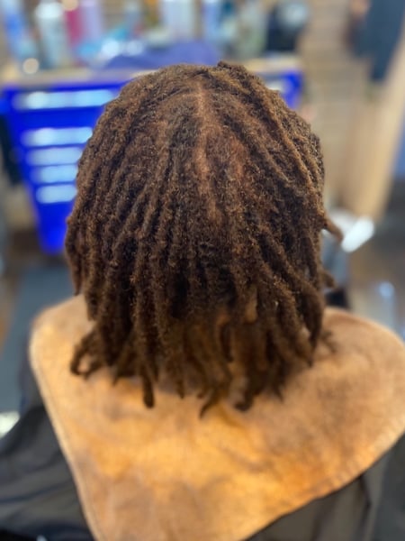 Image of  Women's Hair, Locs, Hairstyles, Full Color, Hair Color