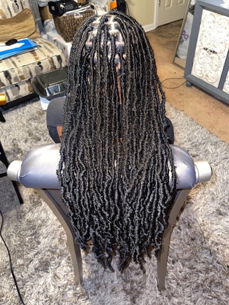Image of  Hair Texture, 3B, 3C, 4A, 3A, 4B, 4C, 2C, 2A, 2B, Weave, Natural, Braids (African American), Protective, Locs, Women's Hair, Hairstyles