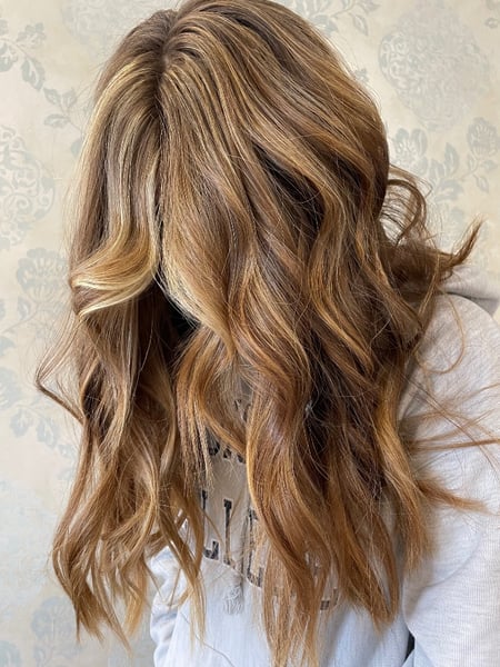 Image of  Women's Hair, Foilayage, Hair Color