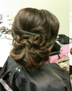 View Women's Hair, Brunette, Hair Color, Medium Length, Hair Length, Bridal, Hairstyles, Updo - Biba , New Orleans, LA