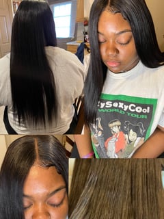 View Women's Hair, Black, Hair Color, Long, Hair Length, Hair Extensions, Hairstyles, Weave, Straight - Natasha Todd, Philadelphia, PA