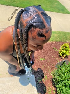 View Hair Extensions, Protective Styles (Hair), Braids (African American), Natural Hair, Weave, Hair Texture, Hairstyle, Women's Hair - Taee Baker, Raleigh, NC