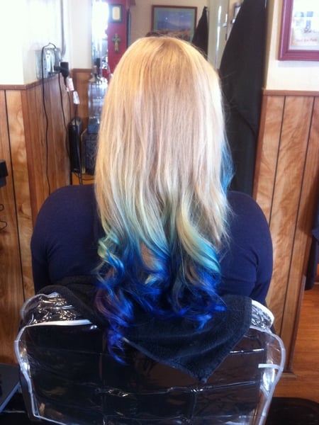 Image of  Women's Hair, Fashion Color, Hair Color, Ombré, Hair Length, Beachy Waves, Hairstyles