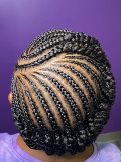 View Kid's Hair, Hairstyle, Braiding (African American), Protective Styles, Updo - Shavonne Bennett, 