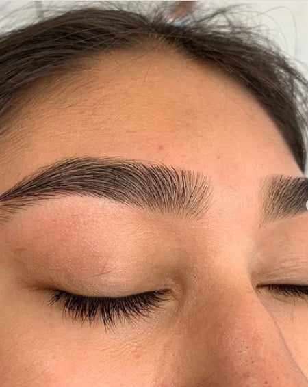 Image of  Brows, Brow Sculpting, Brow Shaping, Arched, Wax & Tweeze, Brow Technique