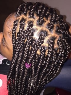 View Hair Texture, Women's Hair, 4C, Braids (African American) - Vindaizia Shelton, Atlanta, GA