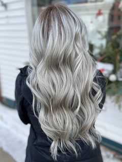 View Hair Color, Women's Hair, Silver - Brittany Allmendinger, Newport, ME
