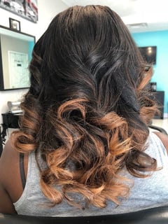 View Women's Hair, Silk Press, Permanent Hair Straightening, Ombré, Hair Color, Natural, Hairstyles - Misha Longford, Stockbridge, GA