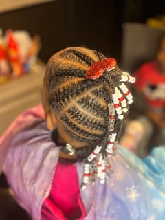 View Girls, Haircut, Kid's Hair, Mohawk, Hairstyle, Braiding (African American), Protective Styles - Tye Marsh, Fort Worth, TX