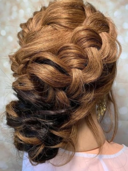 Image of  Women's Hair, Red, Hair Color, Long, Hair Length, Updo, Hairstyles, Bridal
