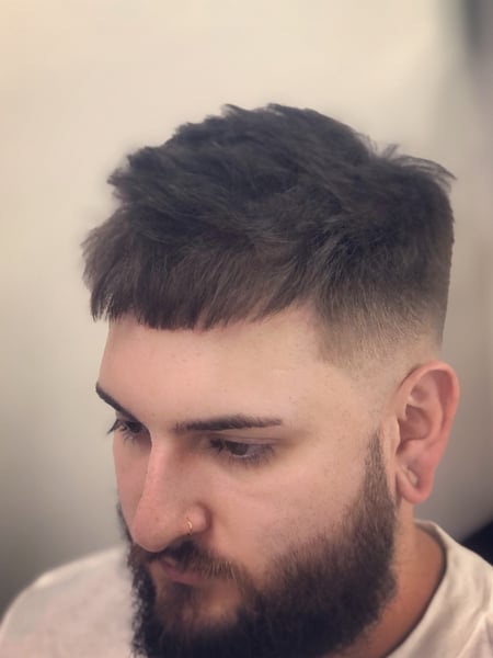 Image of  Medium Fade, Haircut, Men's Hair
