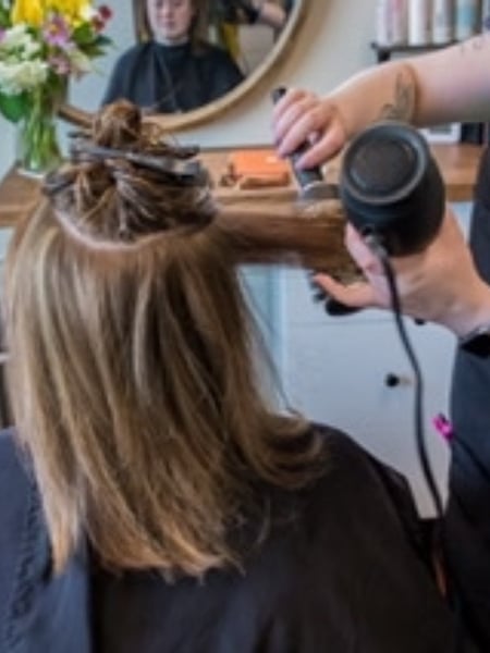 Image of  Women's Hair, Blowout, Medium Length, Hair Length