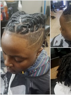 View Shaved, Haircuts, Women's Hair, Locs, Hairstyles - Kayla Parker, Pearland, TX