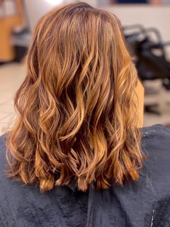 View Women's Hair, Blowout, Hair Color, Balayage, Foilayage, Blonde, Brunette, Hair Length, Shoulder Length, Haircuts, Bangs, Blunt, Hairstyles, Beachy Waves, Curly - Bethany Davila, Victoria, TX
