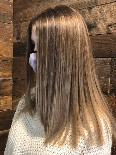 Image of  Layered, Haircuts, Women's Hair, Hairstyles, Straight, Foilayage, Hair Color, Highlights, Blonde, Balayage