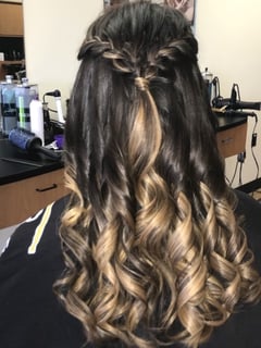 View Updo, Curly, Hairstyles, Women's Hair - Cheri, Wilmington, MA