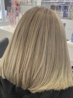 View Blonde, Blowout, Women's Hair, Blunt, Haircuts, Color Correction, Hair Color, Full Color - Thelma Rose, Vallejo, CA