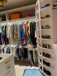 View Professional Organizer, Closet Organization, Hanging Clothes, Handbags, Shoe Shelves - Regina Leeds, Laguna Beach, CA
